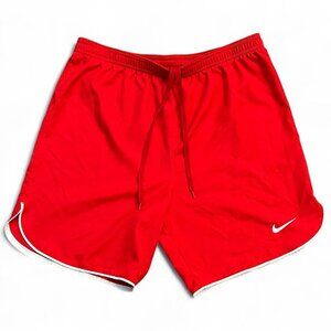 Nike Dri‑FIT Gym Workout Shorts University Red/White Men’s Size Medium Slim Fit